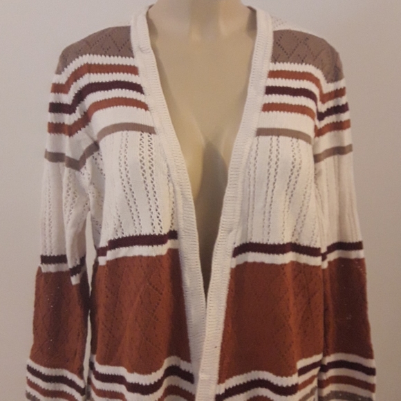Long Knit Cardigan Multicolored - Picture 2 of 7